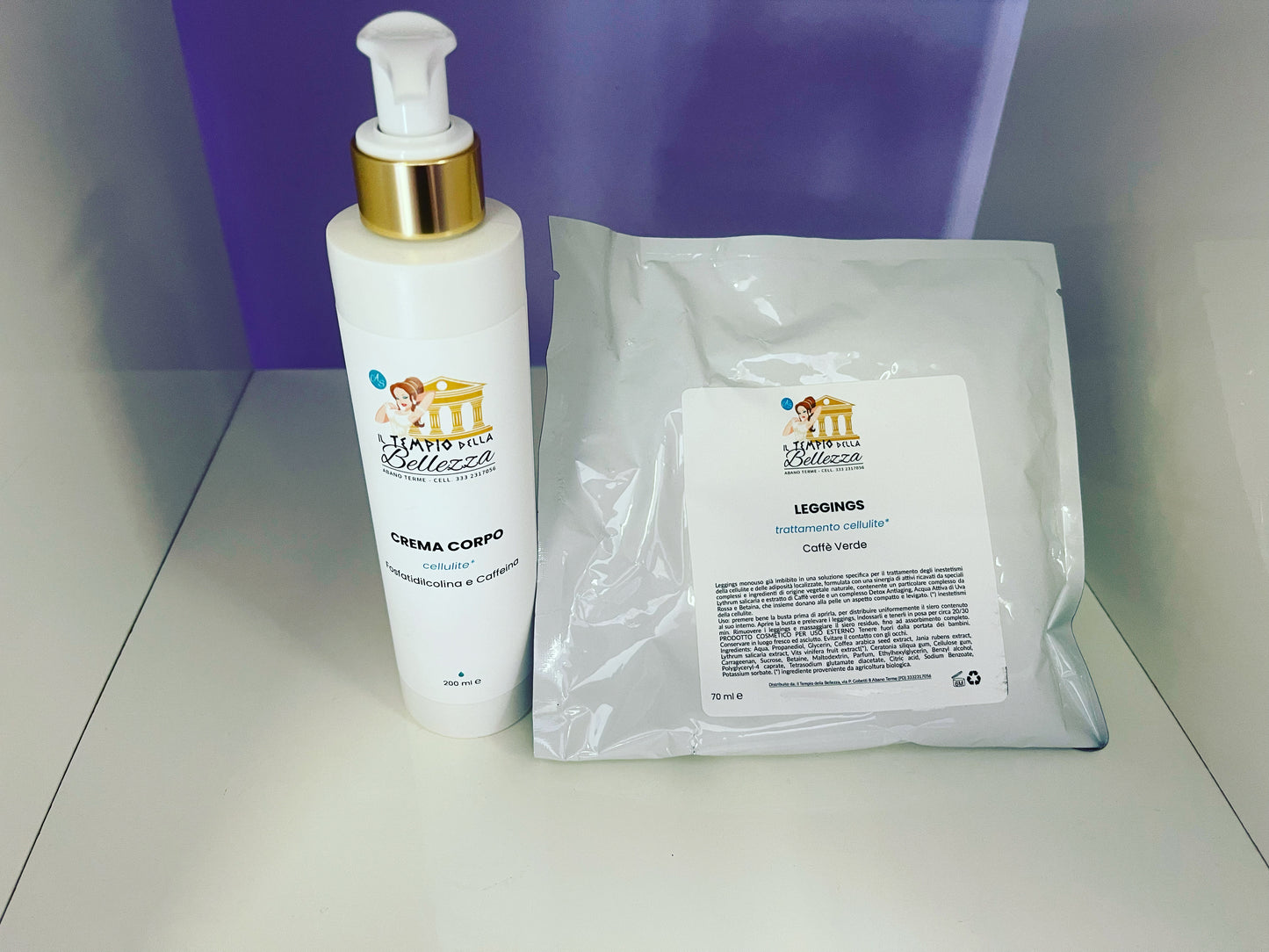 Crème corps drainante