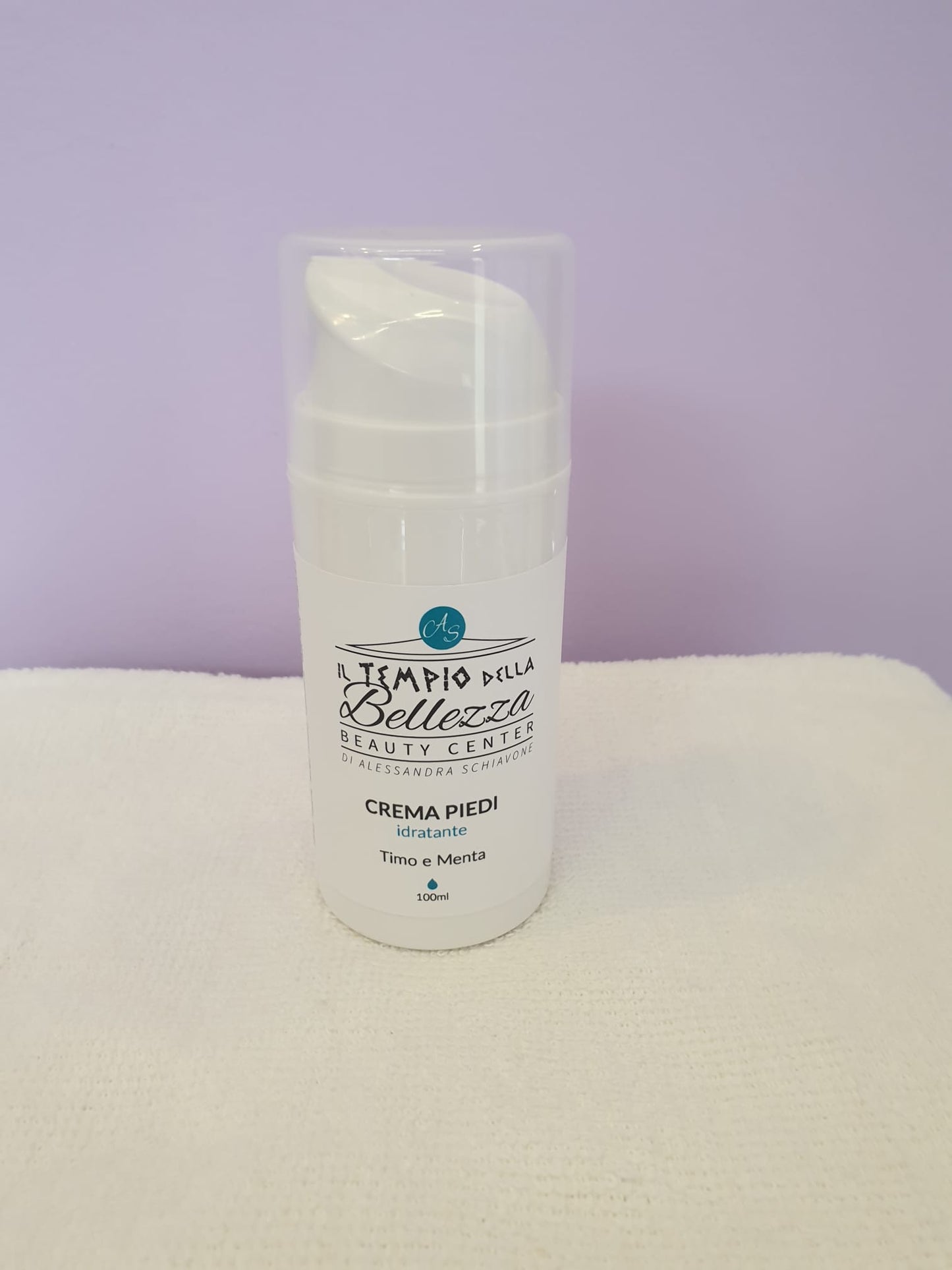 Thyme and mint foot cream