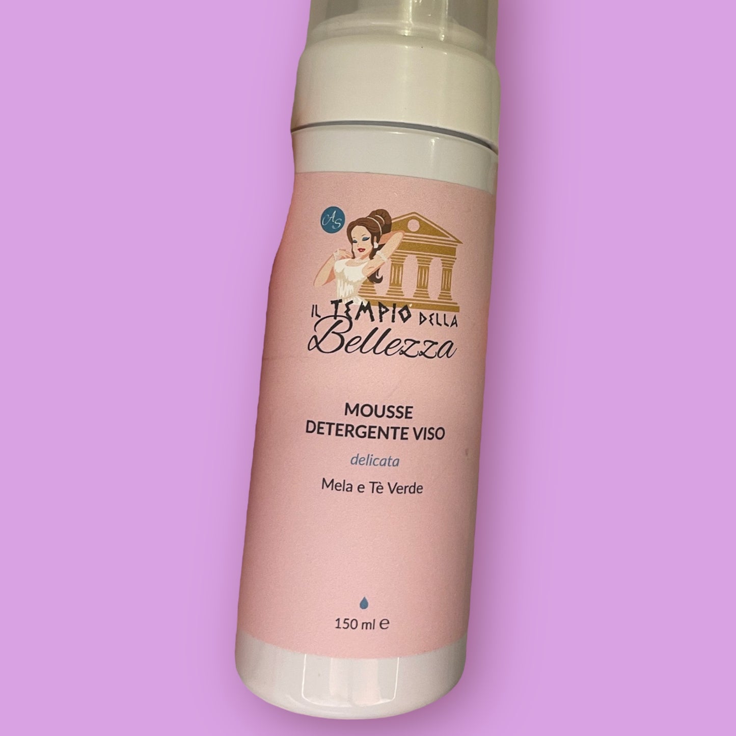 Mousse Detergente BABE PINK,delicata Viso
